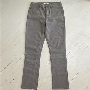 Lands' End Gray straight leg corduroy woman’s pants